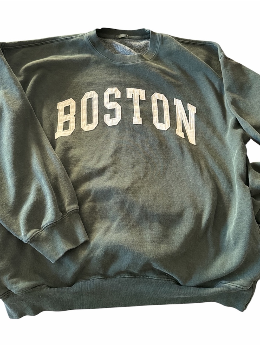 John Galt. Pacsun. Boston Green Crewneck Sweatshirt